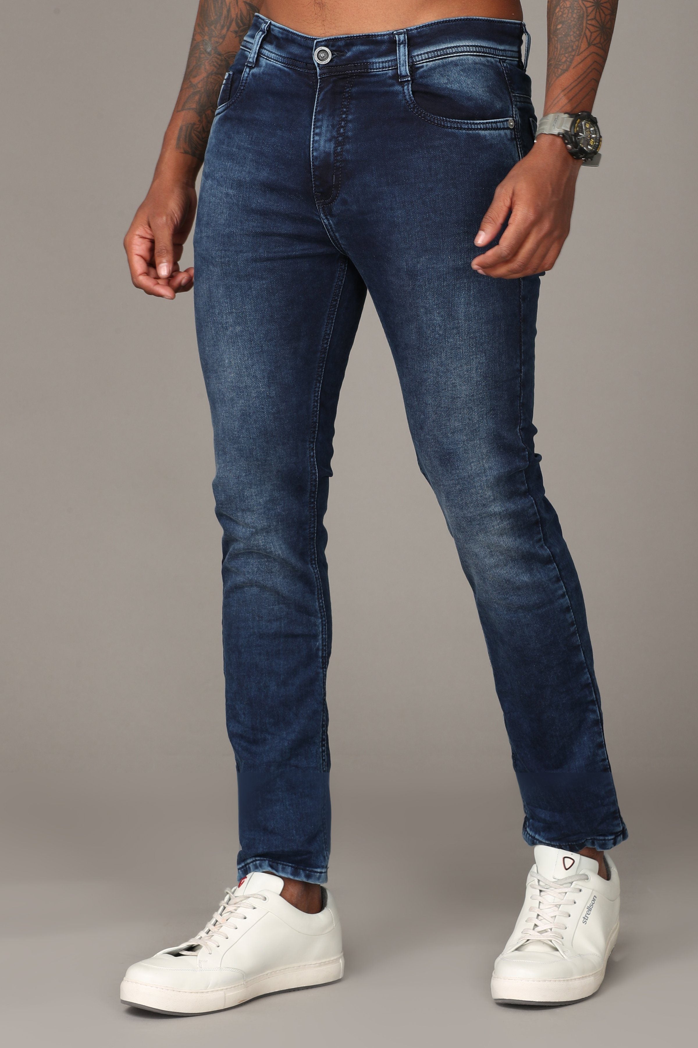 Dark Blue with Light Fade Jeans Jeans KEF 30 