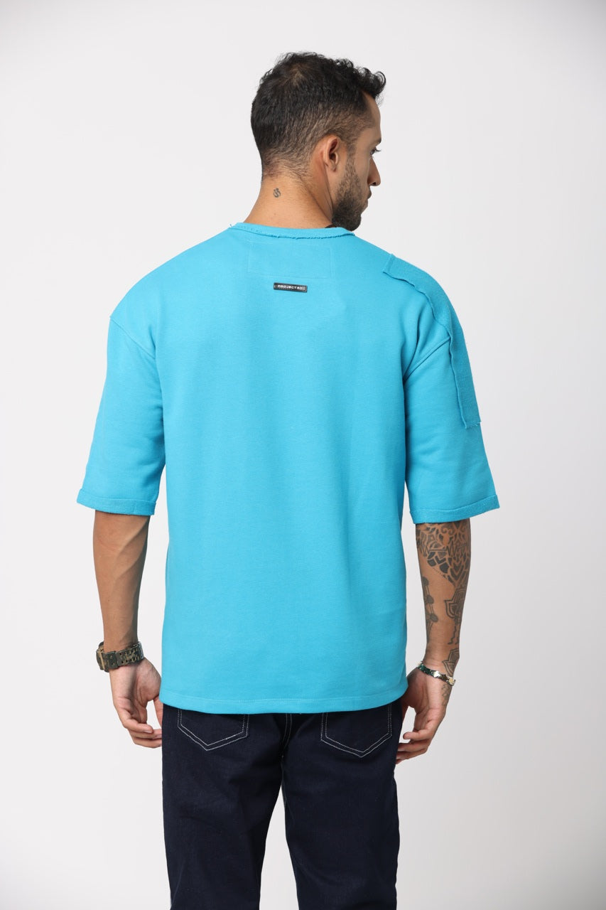 PREMIUM OVERSIZED T-SHIRT BLUE T-Shirt Project 30 